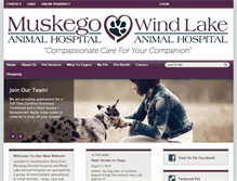 Tablet Screenshot of muskegoanimalhospital.com